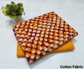 Premium Hand Block Printed Cotton Suit Top And Bottom Set(BFTB094)